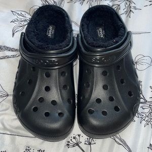 Brand new fleece lined crocs